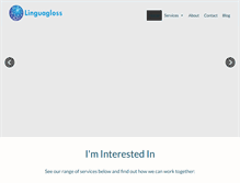 Tablet Screenshot of linguagloss.com
